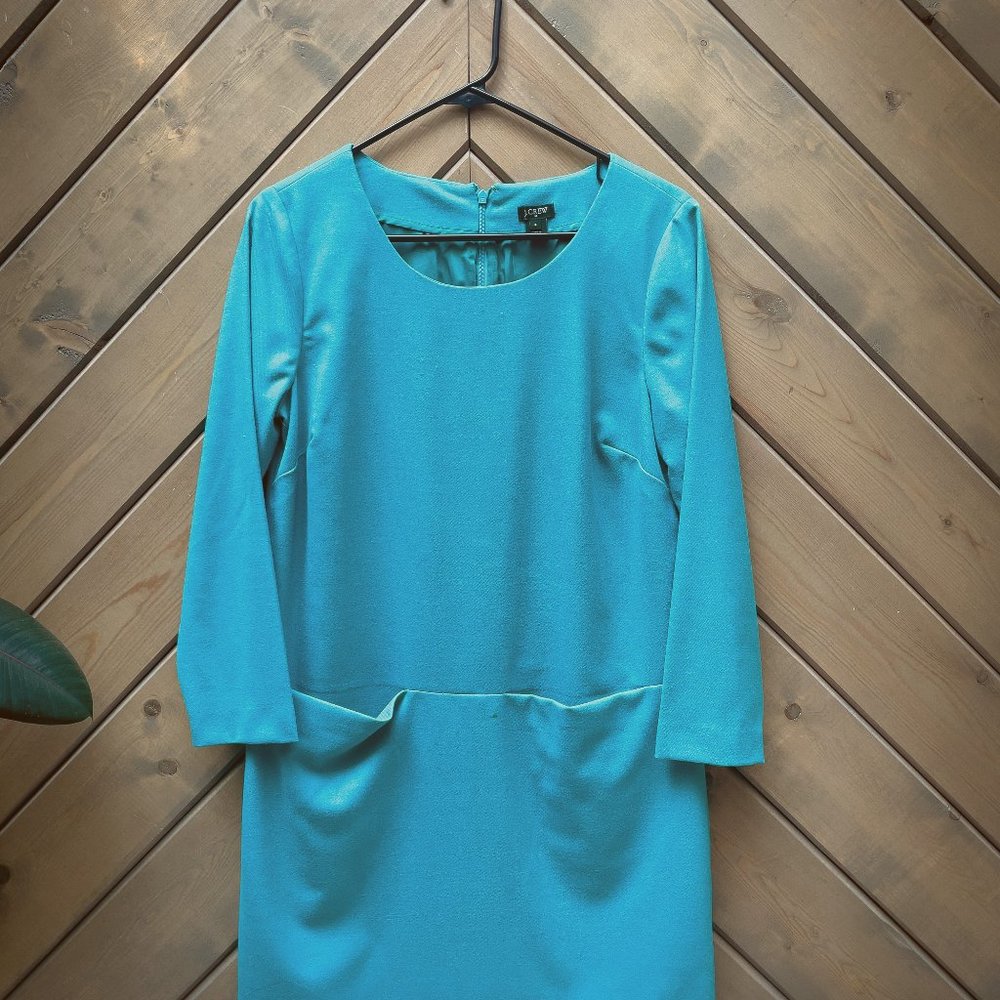 J Crew Teal women's dress